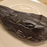 Hel aubergine stegt i airfryer