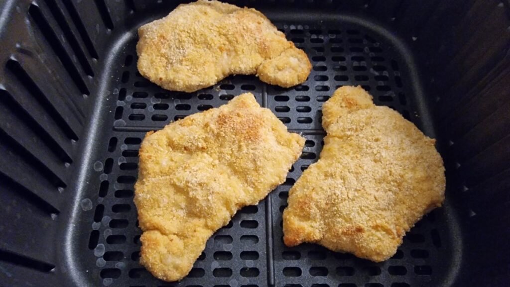 Schnitzel i airfryer – trin 2