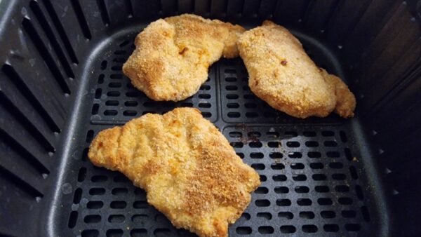 Schnitzel i airfryer – trin 3