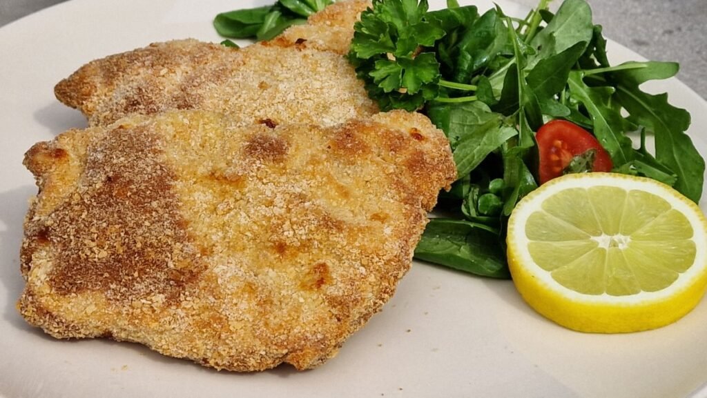 Sprød schnitzel i airfryer
