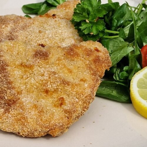 Sprød schnitzel i airfryer