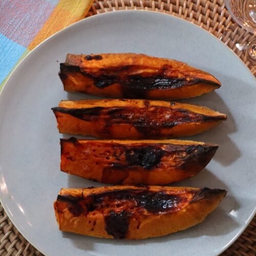 Græskarskiver i airfryer – trin 2