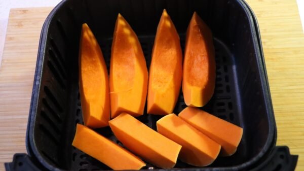 Græskar skiver i airfryer 1