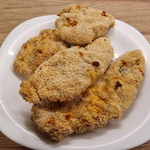 Paneret kyllingebryst i airfryer