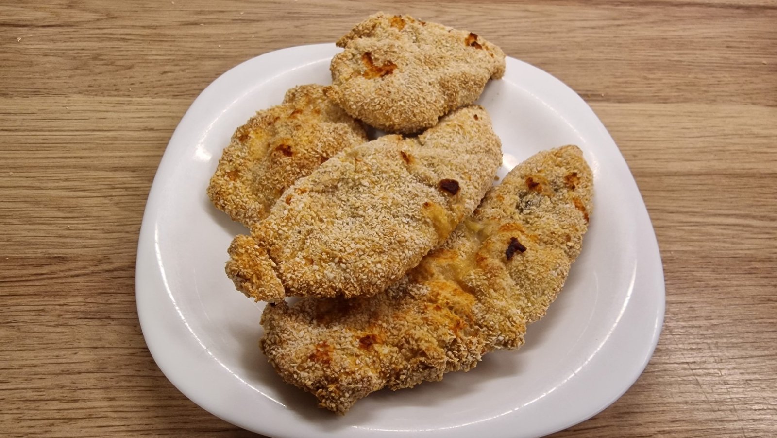 Paneret kyllingebryst i airfryer