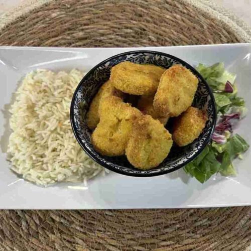 Frosne kyllingenuggets i airfryer