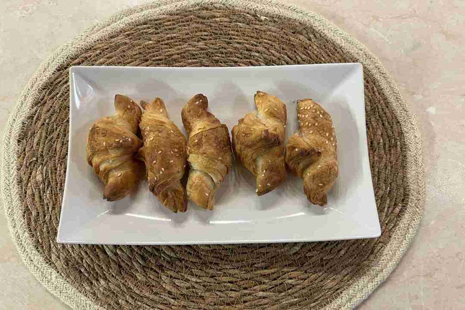 Frosne mini croissanter i airfryer