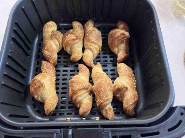 Frosne mini croissanter i airfryer