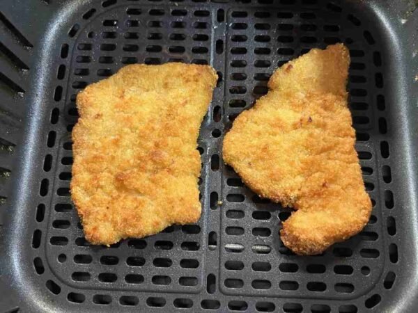 Frossen schnitzel i airfryer