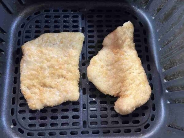 Frossen schnitzel i airfryer