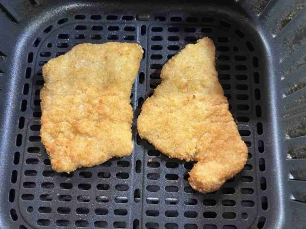 Frossen schnitzel i airfryer