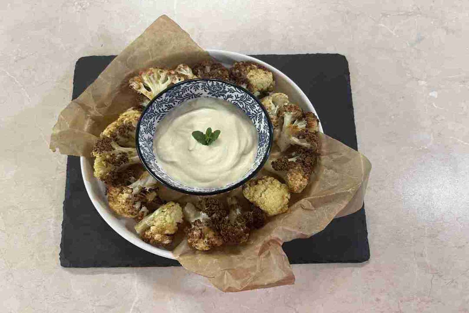 Blomkålsbuketter i airfryer