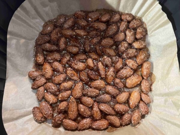 Brændte mandler klar til airfryer