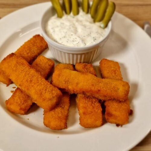 Frosne fiskefingre i airfryer