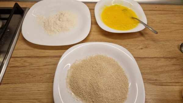 panering af kalkunbryst