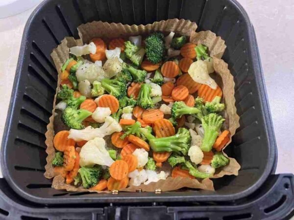 Frosne grøntsager i airfryer