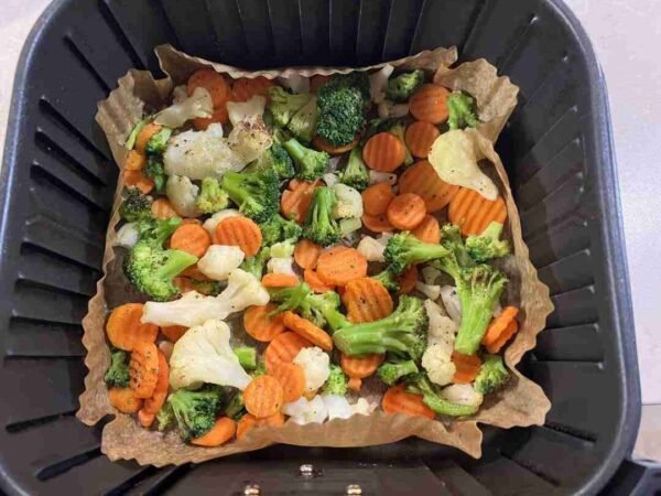 Frosne grøntsager i airfryer