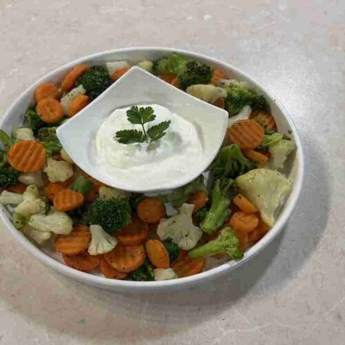 Frosne grøntsager i airfryer