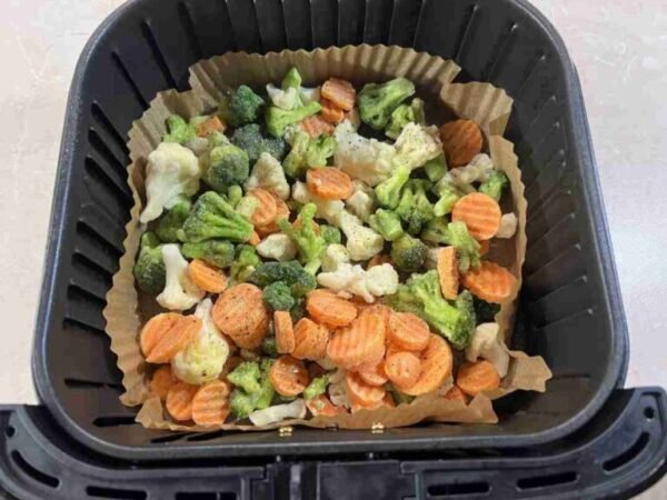 Frosne grøntsager i airfryer