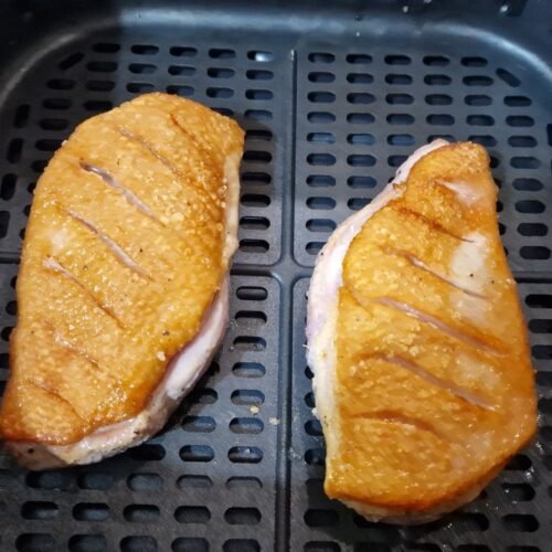 Andebryst i airfryer