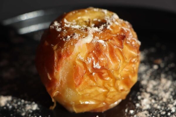 bagt æble i airfryer