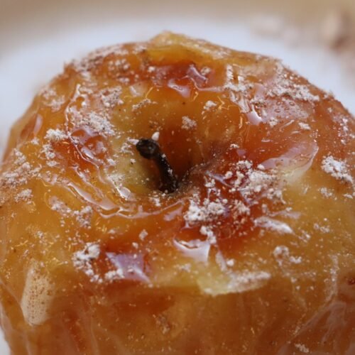 bagt æble i airfryer