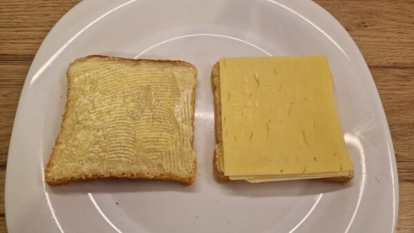 Tilberedning af amerikansk grilled cheese i airfryer