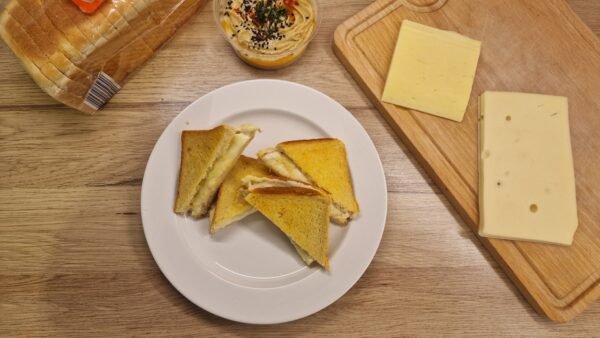 Amerikansk grilled cheese i airfryer