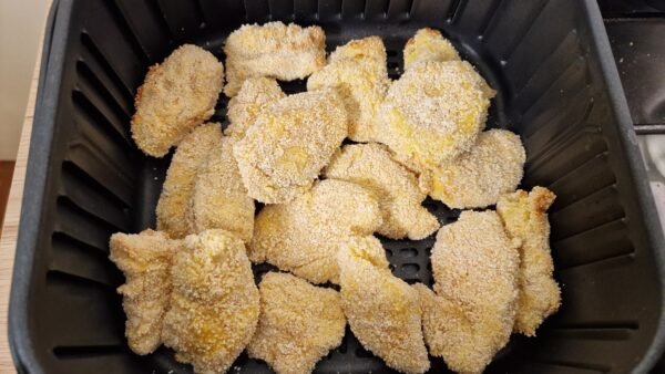 Parmesan kyllingenuggets før bagning