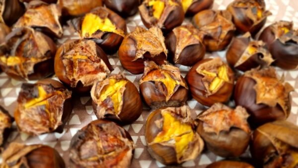 Ristede kastanjer i airfryer