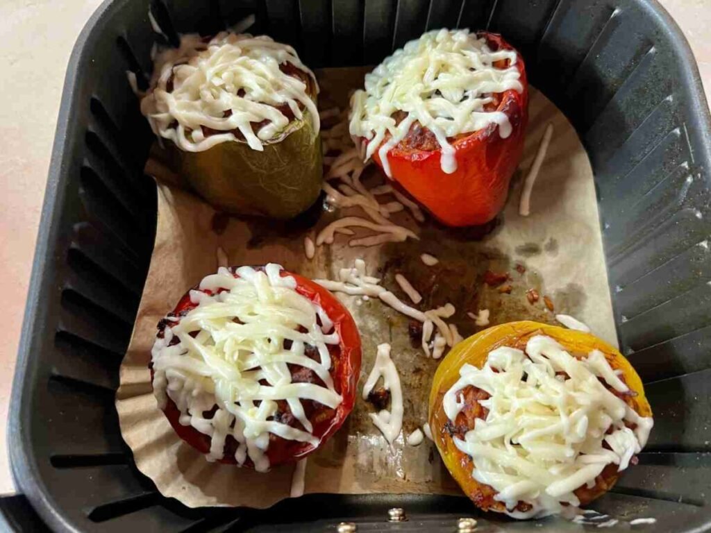 fyldte peberfrugter i airfryer